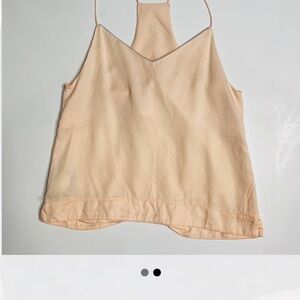 Lululemon Blush Pink Silk Feel Tank Top Size 4 Spaghetti Strap Racerback